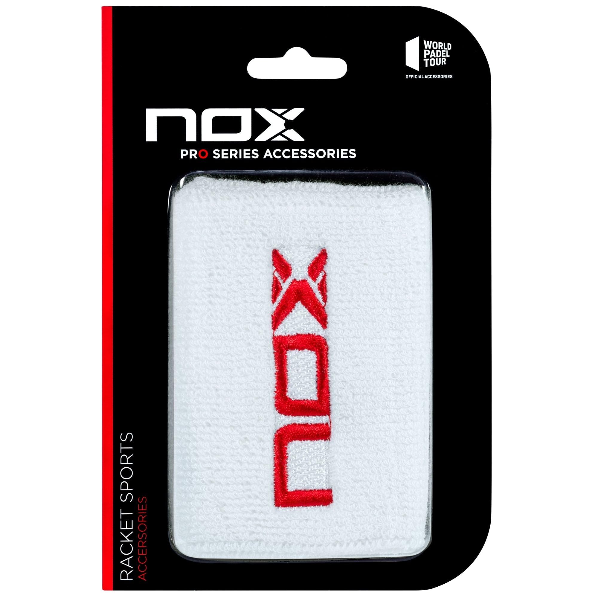 Znojnik Nox WHITE/RED LOGO 2pcs